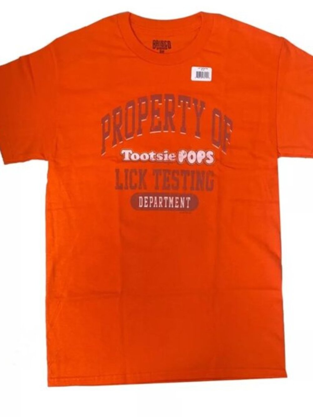 Tootsie Roll Candy Logo Men's T-Shirt - Property of Lick Testing Department